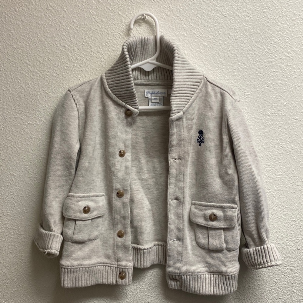 Ralph Lauren Gray Cardigan Size 24 Month